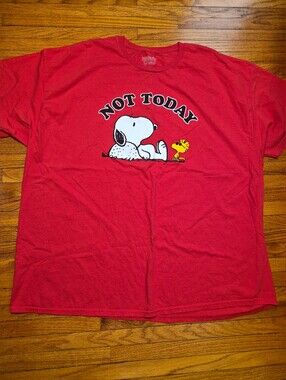 Peanuts 3XL Not Today Tshirt